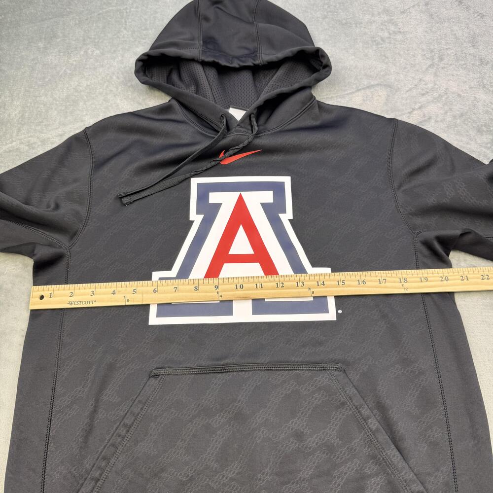 Arizona Wildcats Hoodie Mens Small Black NCAA College Nike Therma Fit Sweatshirt - Picture 7 of 13